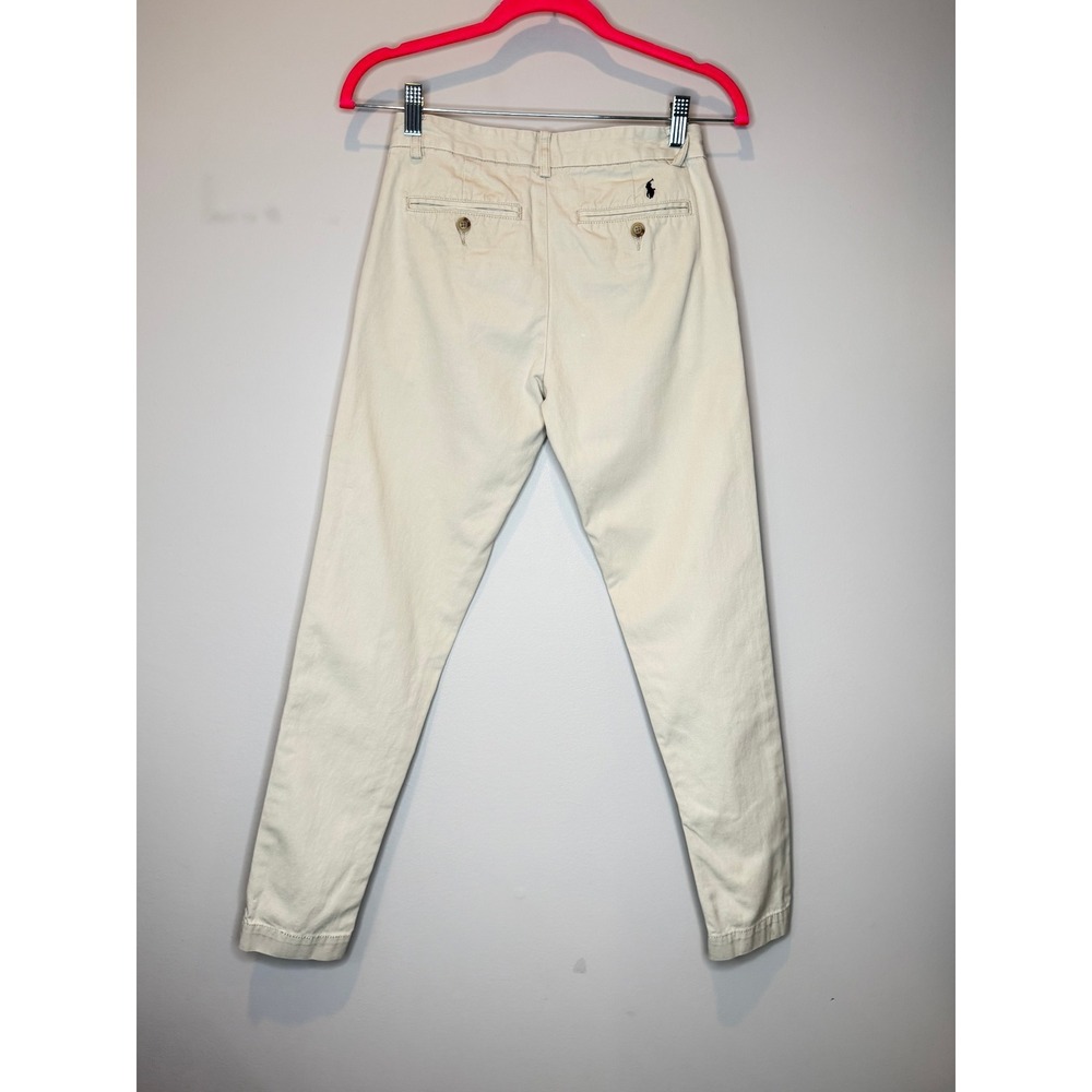 olo Ralph Lauren Boys Khaki Chino Pants Size 12 Classic Preppy - Picture 3 of 9